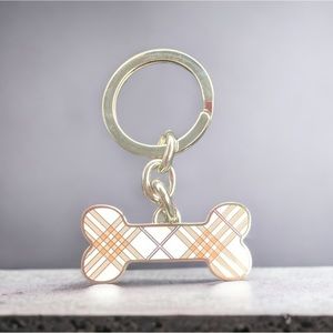 New Burberry bone keychain